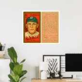 Poster George Bell Brooklyn Baseball 1911 (Bureau à domicile)