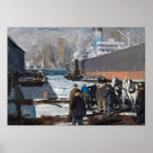 Poster George Bellows Hommes des docks (Devant)