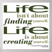 Poster George Bernard Shaw Citation (Devant)