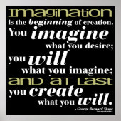 Poster George Bernard Shaw Citation (Devant)