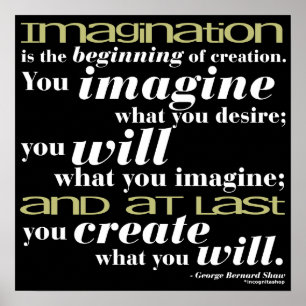 Poster George Bernard Shaw Citation