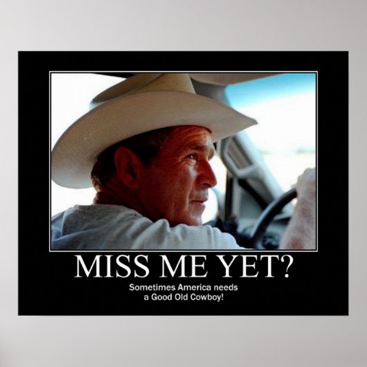 Poster George Bush (Devant)