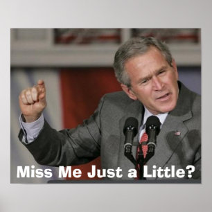 Poster George Bush/Miss Me Just a Little ?