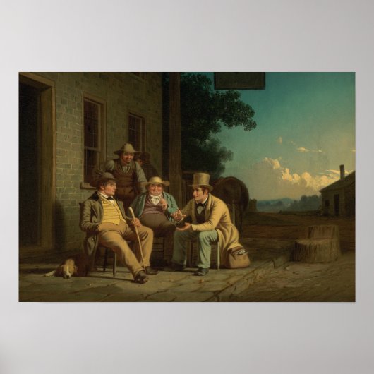 Poster George Caleb Bingham - Une campagne électorale (Devant)