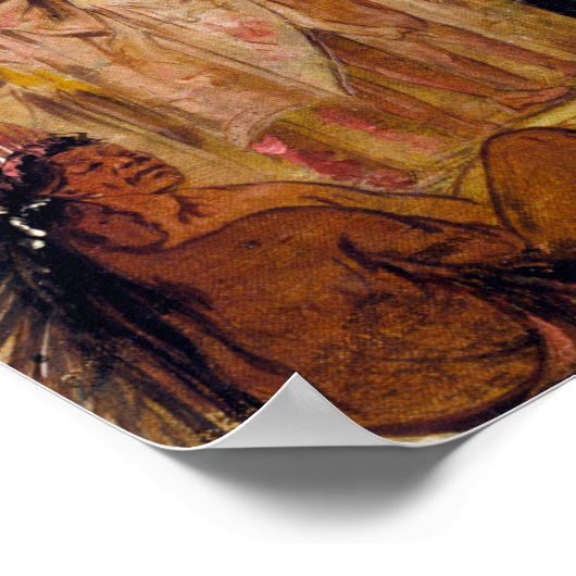 Poster George Catlin L'auto-torture dans un Sioux Religie (Coin)