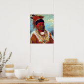 Poster George Catlin The White Cloud, Chef (Cuisine)