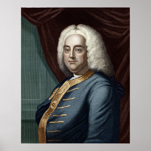 Poster George Frederic Handel, gravé par Thomson (Devant)