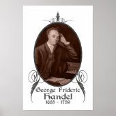 Poster George Frideric Handel (Devant)