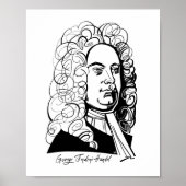 Poster George Frideric Handel (Devant)