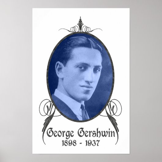 Poster George Gershwin (Devant)