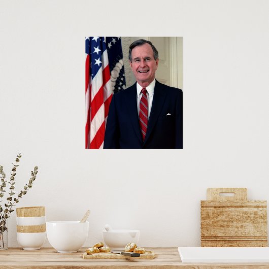 Poster George H.W. Bush (Cuisine)