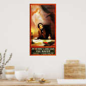 Poster George Hazelton's The Raven Edgar Allan Poe 1908 (Cuisine)