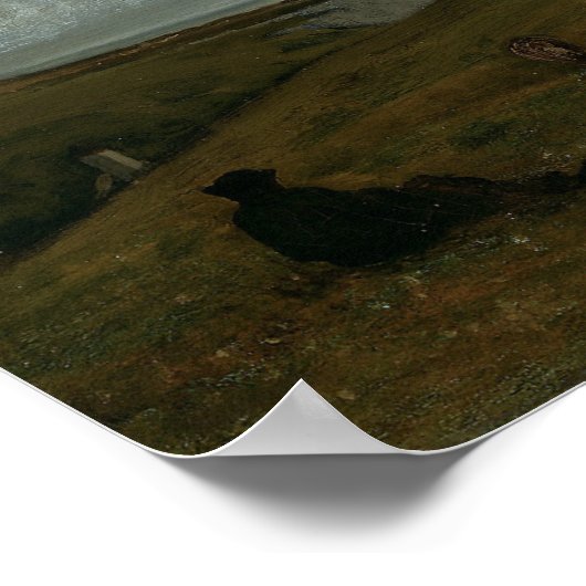 Poster George Inness - La tempête (Coin)