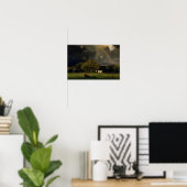 Poster George Inness - L'arc-en-ciel (Bureau à domicile)