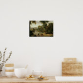 Poster George Inness - Traverser la Ford (Cuisine)