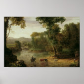Poster George Inness - Traverser la Ford (Devant)