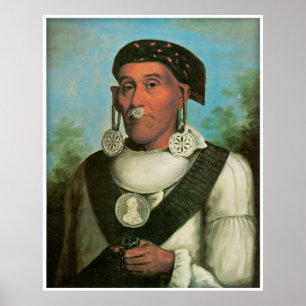 Poster George Lowrey par George Catlin