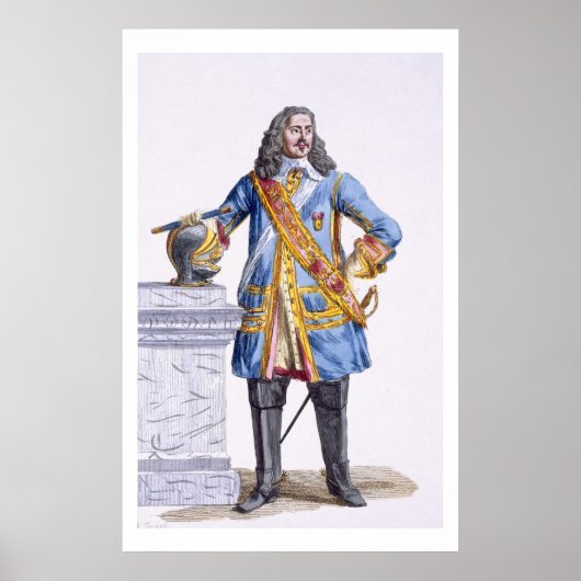 Poster George Monke (1608-70) Duc d'Albermarle de 'Re (Devant)