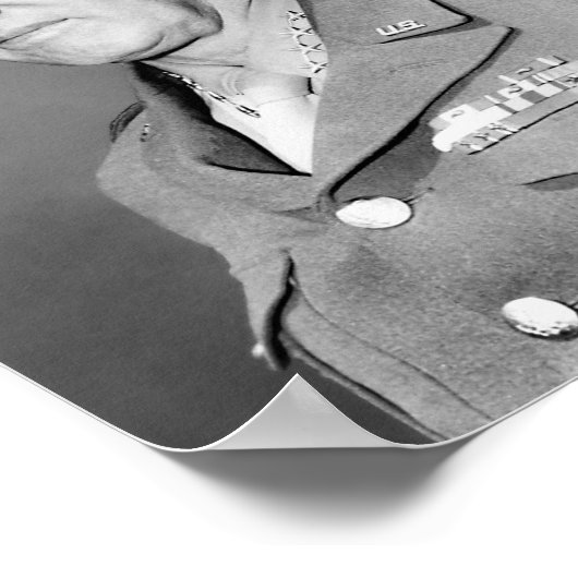 Poster George S. Patton Portrait (Coin)