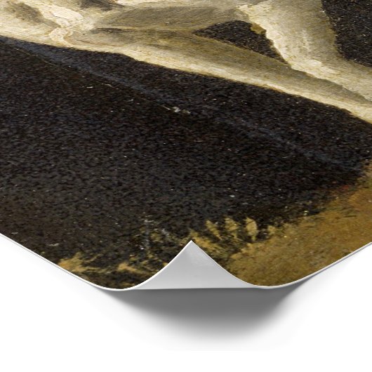 Poster George Stubbs | A Foxhound, c.1760 (huile sur papi (Coin)