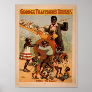 Poster George Thatcher, "bonjour ! Mon bébé" Theate