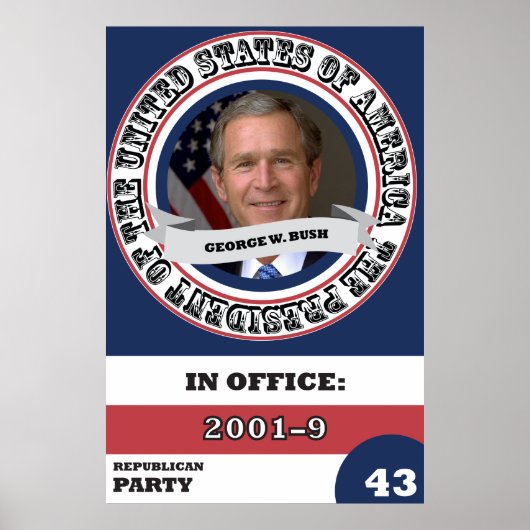 Poster George W. Bush (Devant)