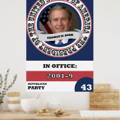 Poster George W. Bush (Cuisine)