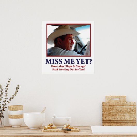Poster George W. Bush (Cuisine)