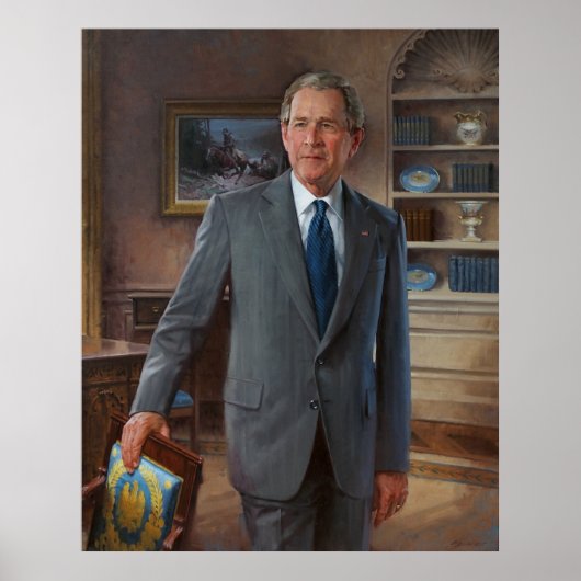 Poster GEORGE WALKER BUSH par John Howard Sanden (Devant)