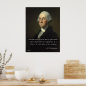 Poster George Washington (Cuisine)