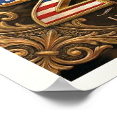 Poster George Washington : 250 ans d'indépendance Comme (Coin)