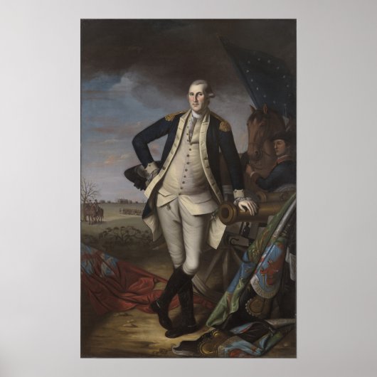 Poster George Washington à la bataille de Princeton, 1781 (Devant)