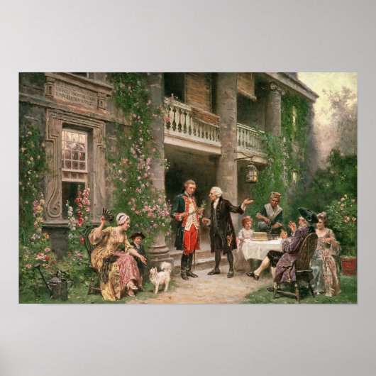 Poster George Washington at Bartram's Garden (Devant)