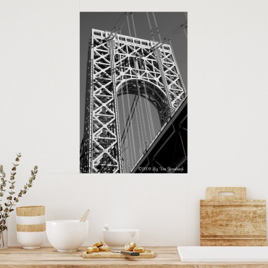 Poster George Washington Bridge Imprimer (Cuisine)