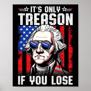 Poster George Washington C'est seulement de la trahison s
