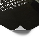 Poster George Washington Citation sur la Constitution (Coin)
