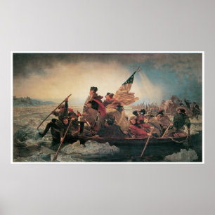 Poster George Washington croisant le Delaware