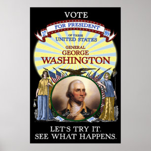 Poster George Washington Election 1789