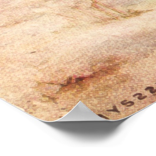 Poster George Washington et Lafayette à Valley Forge (Coin)