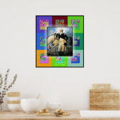 Poster George Washington, le pop art (Cuisine)