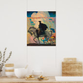 Poster George Washington par Newell Convers Wyeth (Cuisine)