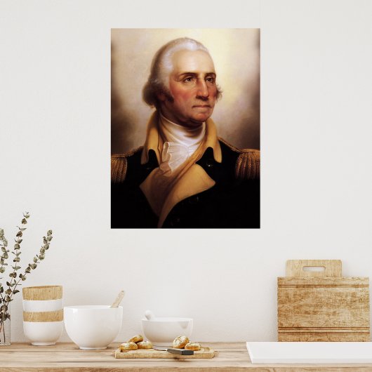 Poster George Washington Portrait (Cuisine)