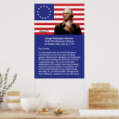 Poster George Washington Sur Providence (Cuisine)