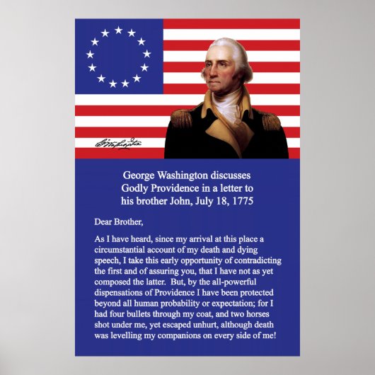 Poster George Washington Sur Providence (Devant)