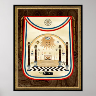 Poster George Washington's Masonic Apron Art