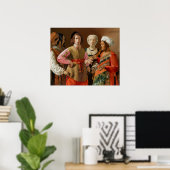 Poster Georges de la Tour - Le caisson Fortune (Bureau à domicile)