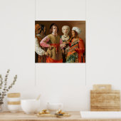 Poster Georges de la Tour - Le caisson Fortune (Cuisine)