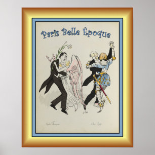 Poster Georges Goursat ~ Paris Belle Époque ~1913 ~