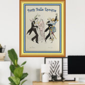 Poster Georges Goursat ~ Paris Belle Époque ~1913 ~ Post (Bureau à domicile)