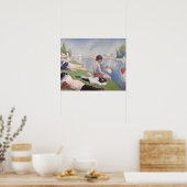 Poster Georges Pierre Seurat | Bathers at Asni � res 1884 (Cuisine)